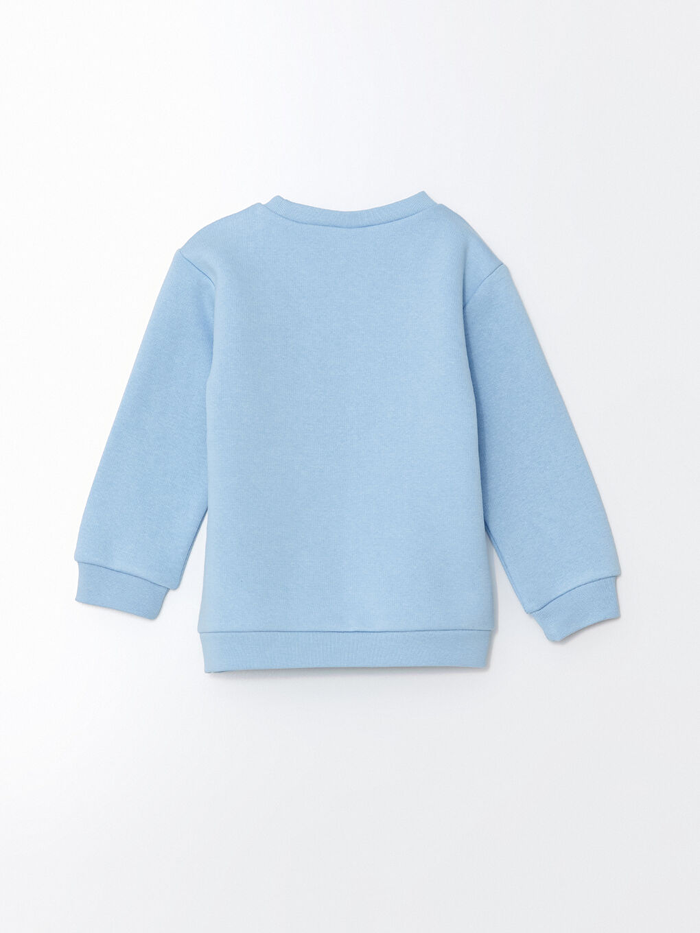 LCW baby Açık Mavi Baskılı Erkek Bebek Sweatshirt ve Eşofman Alt 2'li Takım - 3