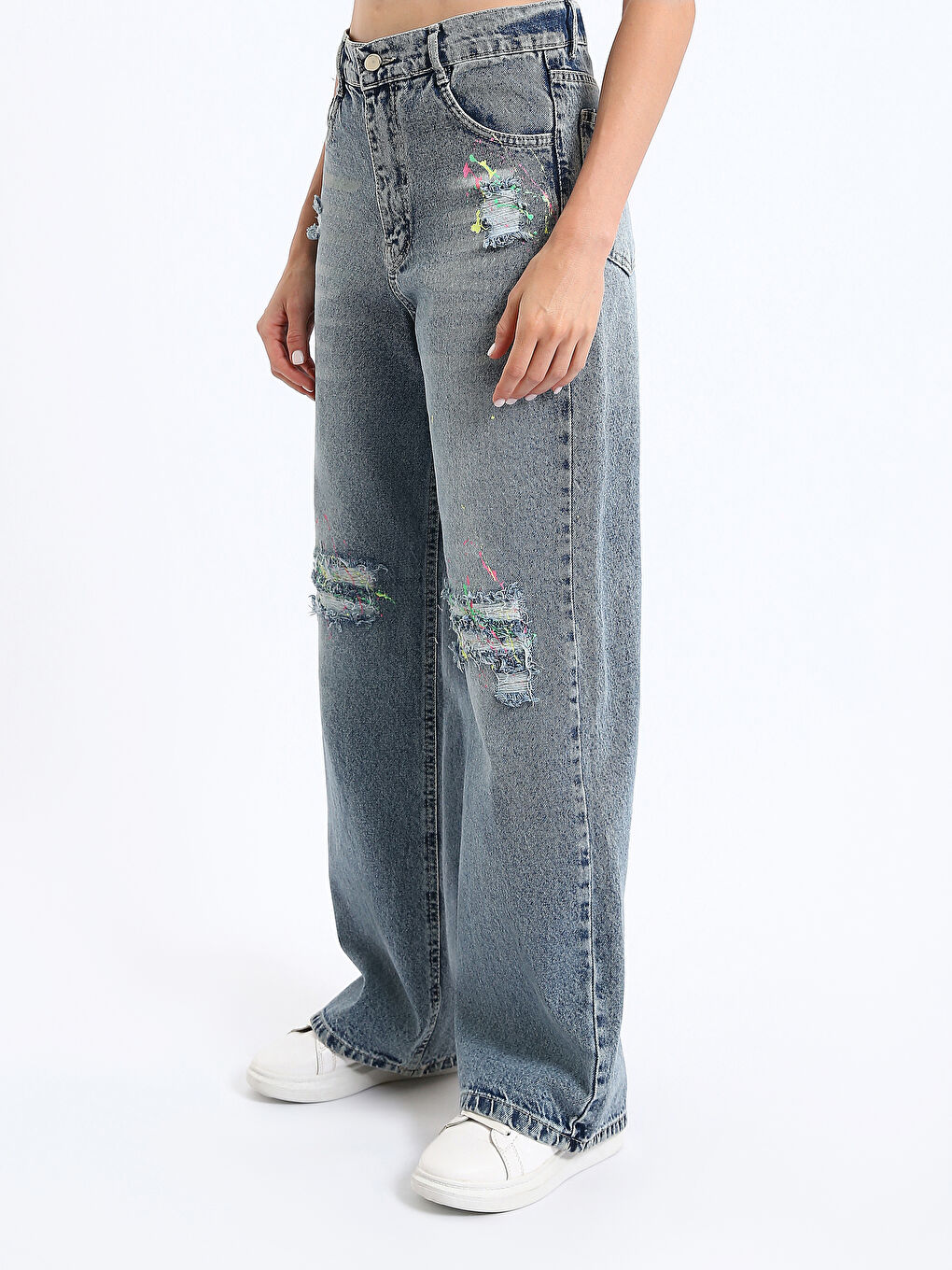 Wideleg Women's Jeans-3