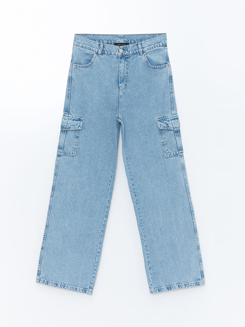 LCW Vision Slim Fit Women's Cargo Jeans -W4JS37Z8-V45