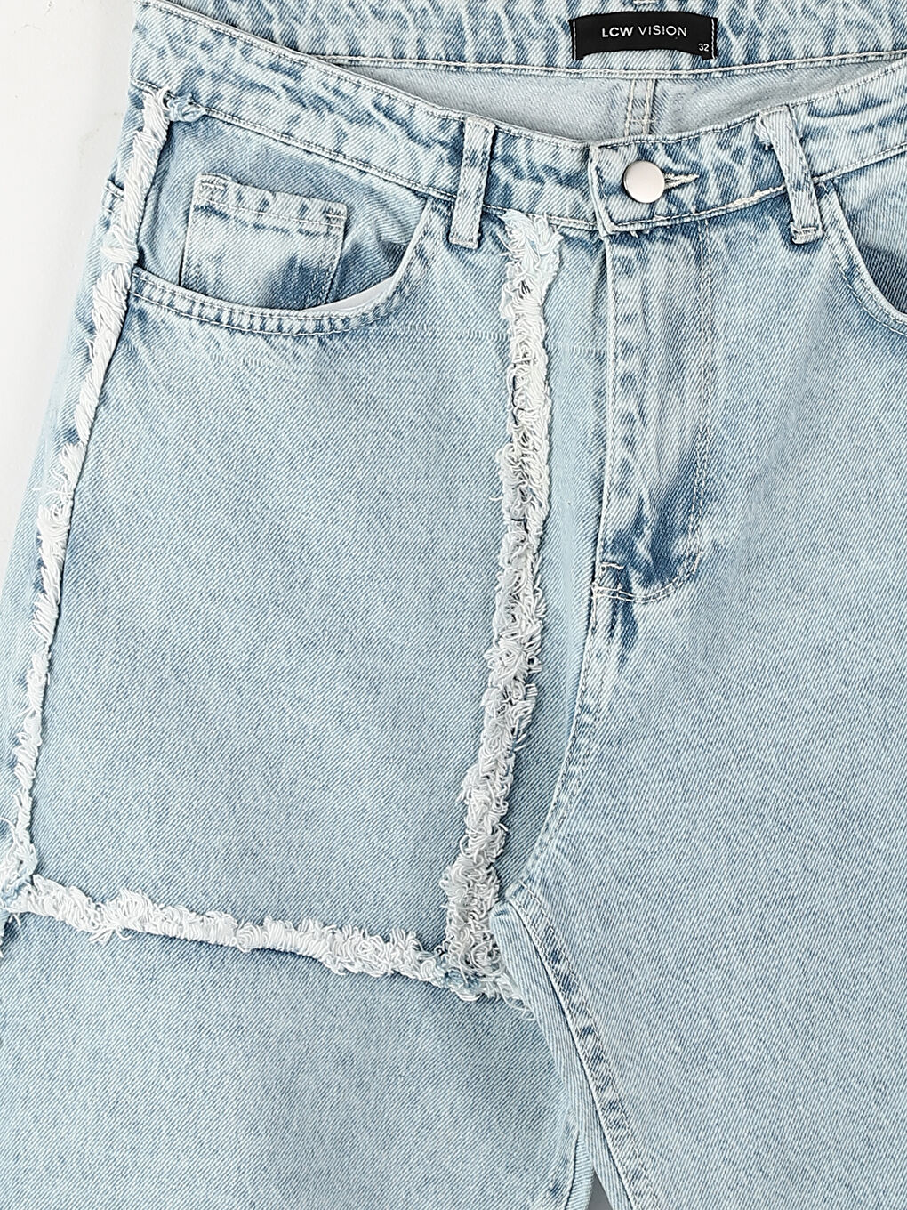 Front Stitch Detail Women's Jeans -W4JS38Z8-S54