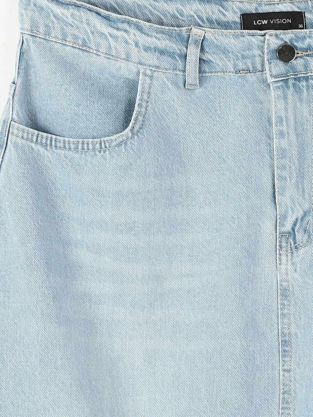 Regular Fit Women's Denim Skirt-3