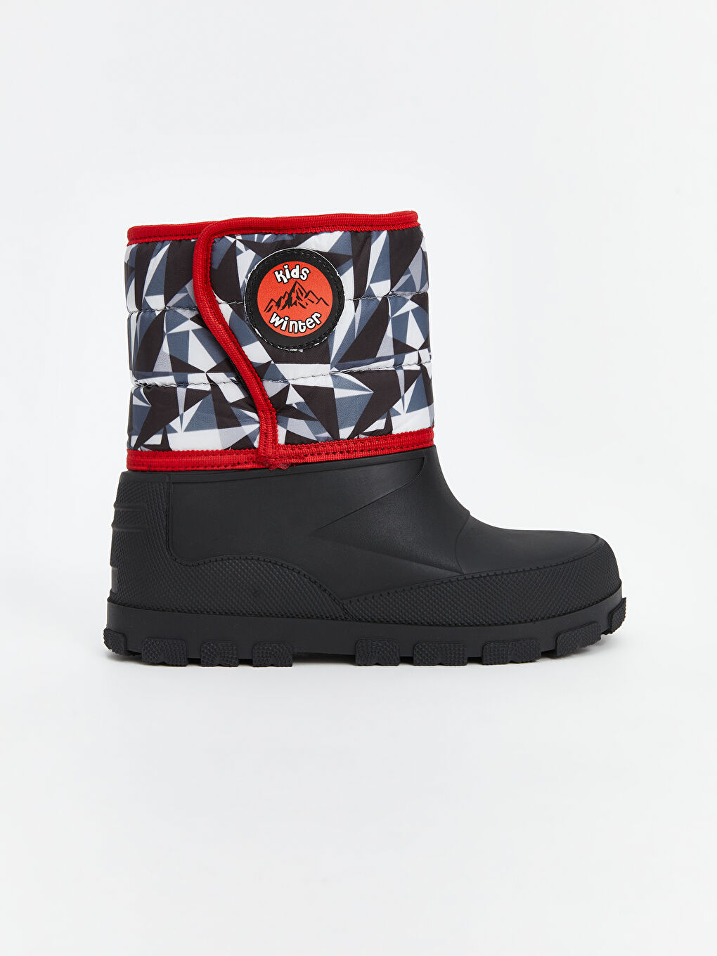 Siyah Baskılı Cırt Cırtlı Erkek Çocuk Bot-1