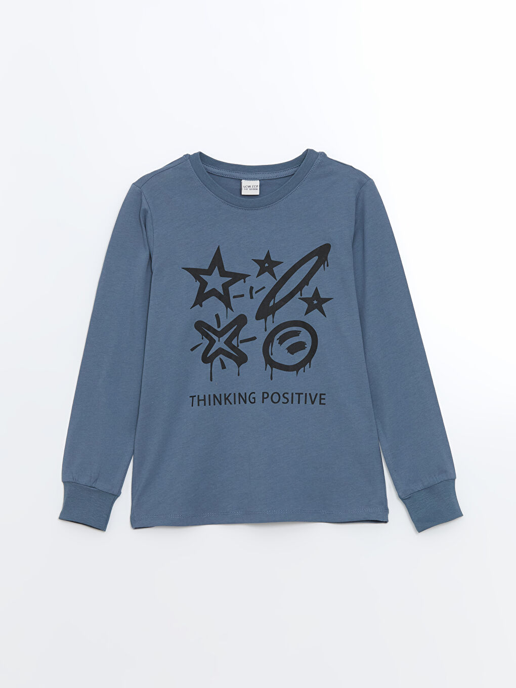 İndigo Baskılı Erkek Çocuk Pijama Takımı-1