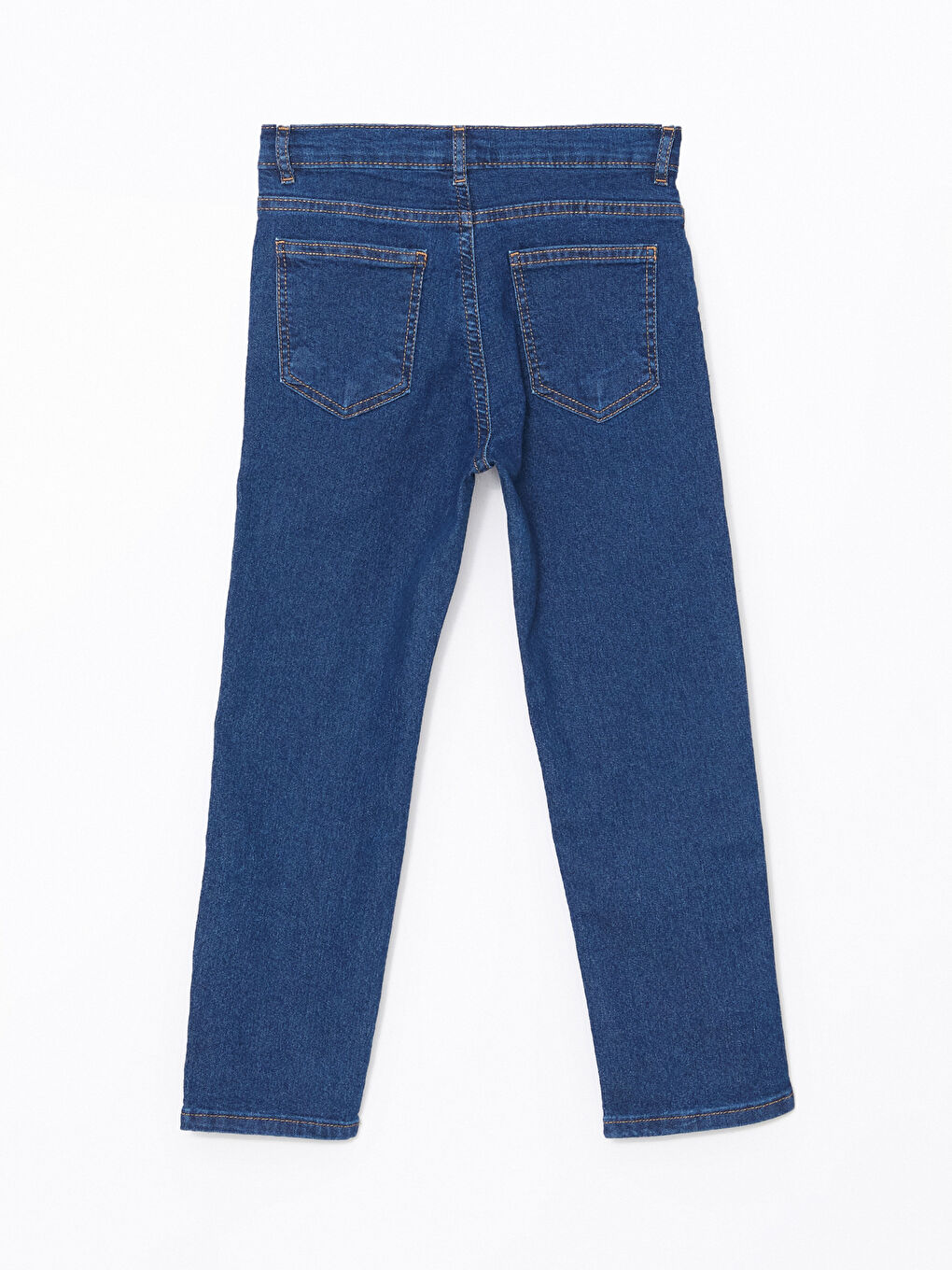 LCW ECO İndigo Beli Ayarlanabilir Lastikli Erkek Çocuk Jean Pantolon - 2