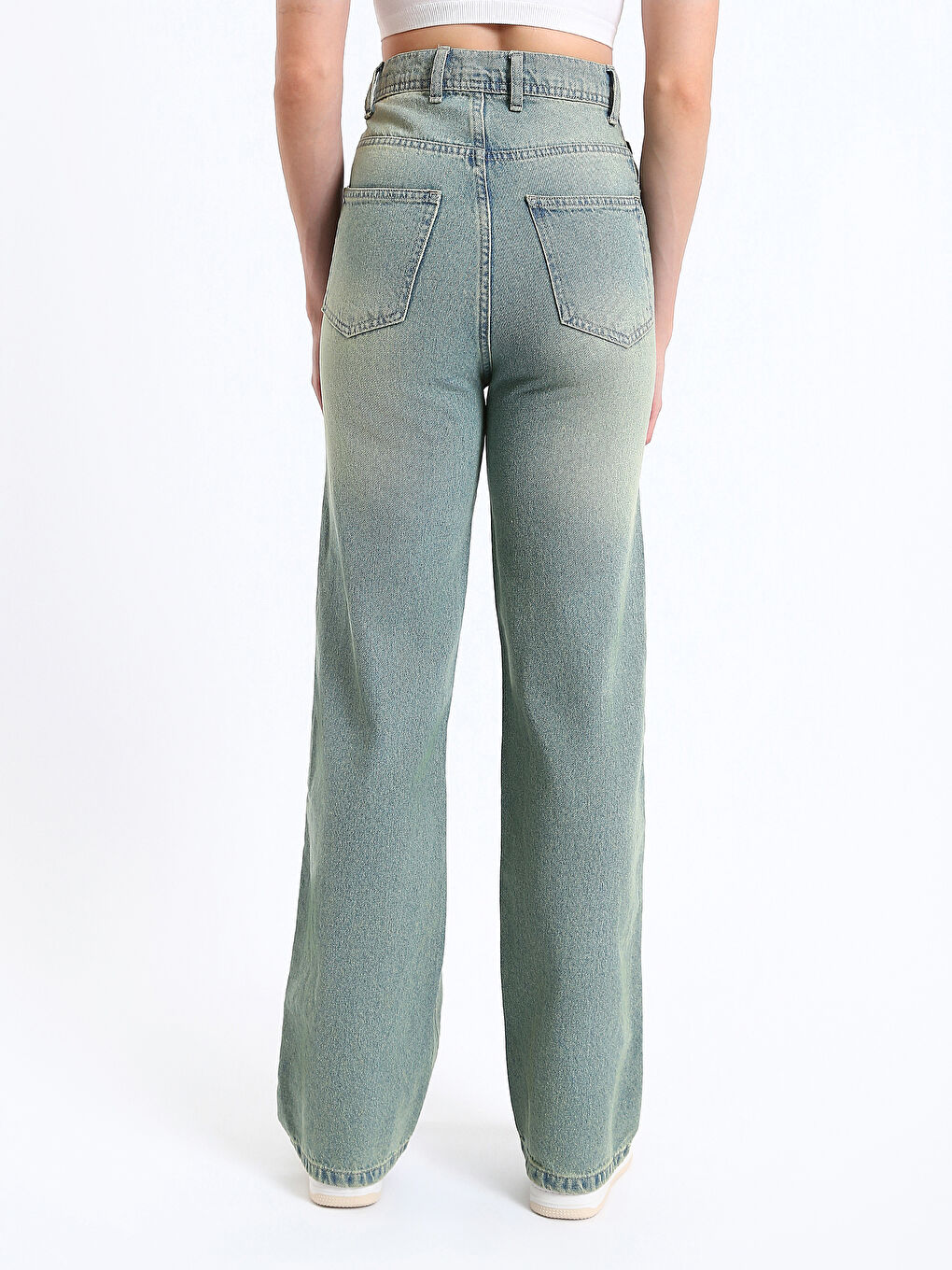 Straight Fit Women's Jeans Trousers-4