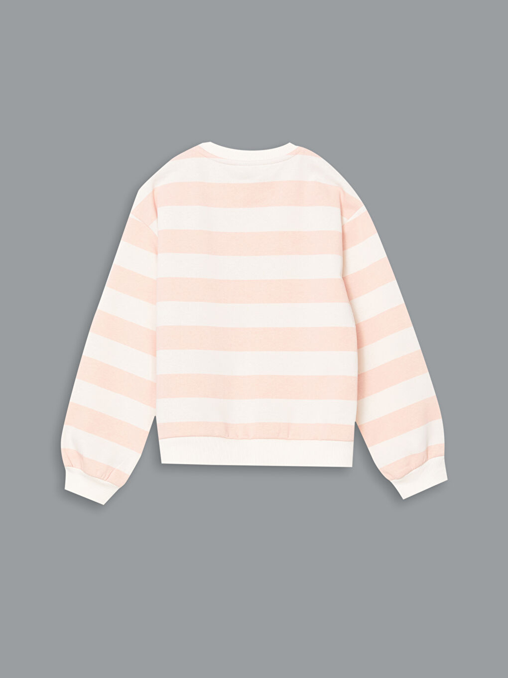 Pembe Bisiklet Yaka Kız Çocuk Kalın Eşofman Takım-3