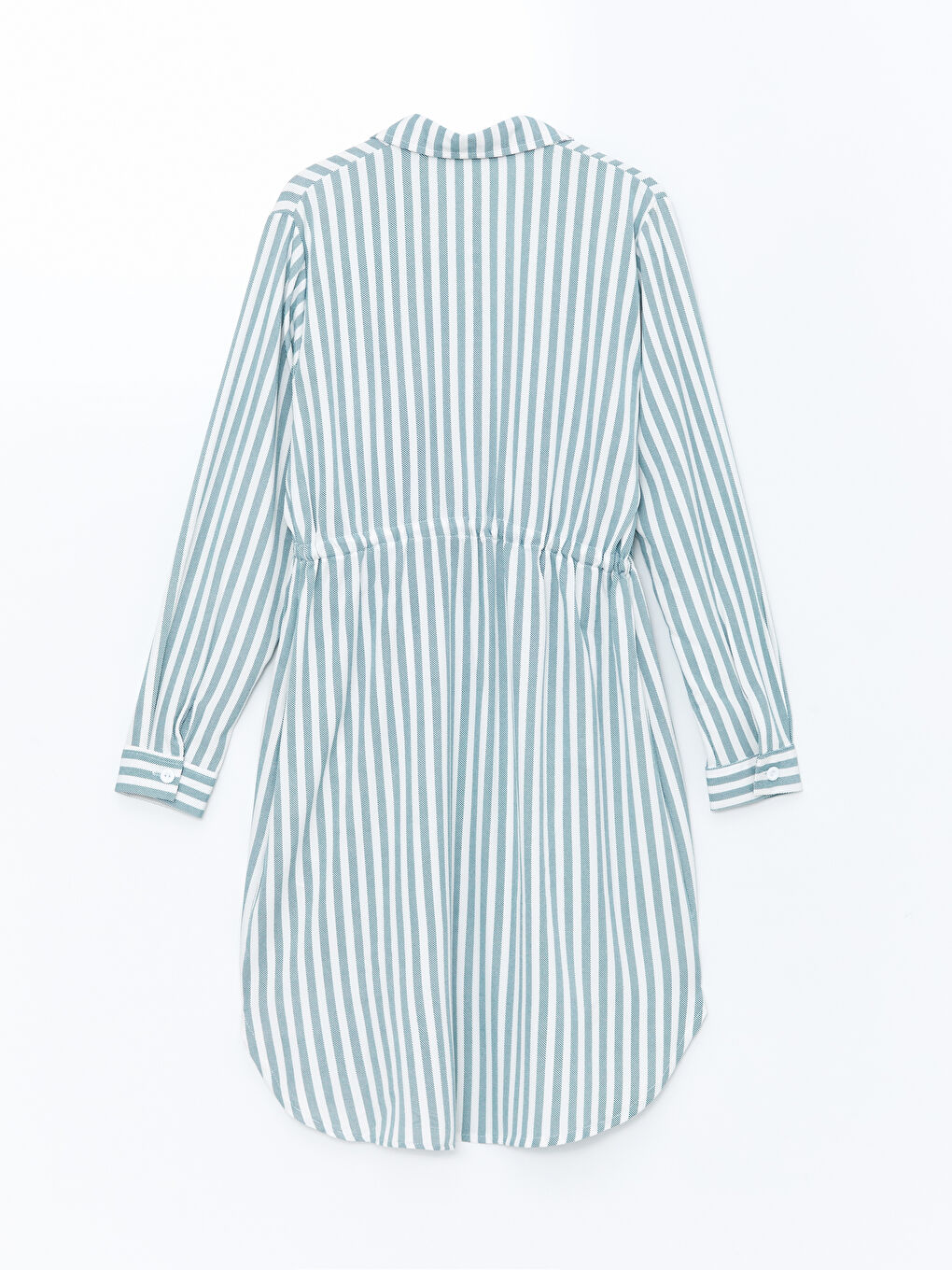 Striped Women's Shirt Dress -W4JV21Z8-LGS