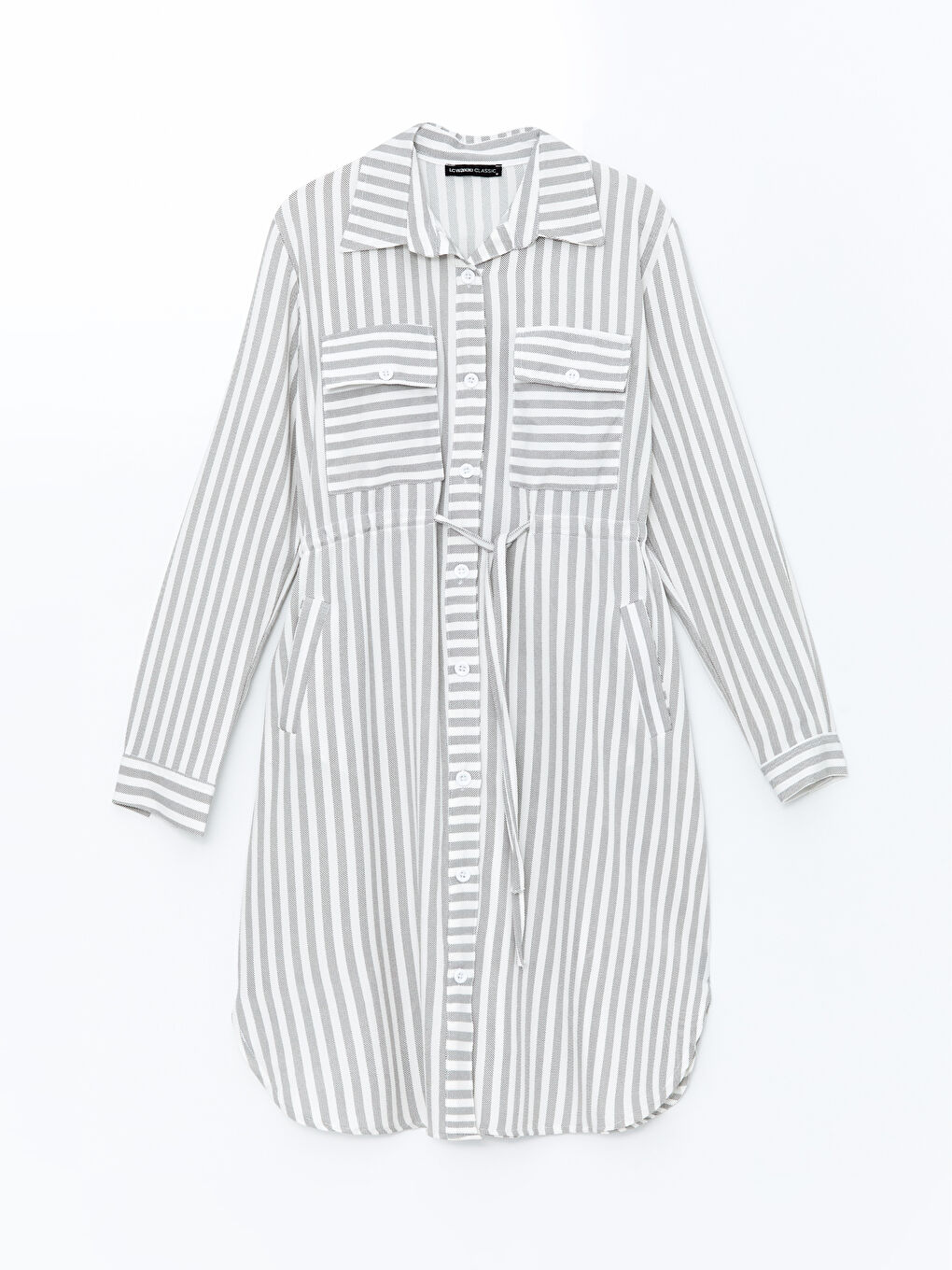 Striped Women's Shirt Dress -W4JV21Z8-LQJ