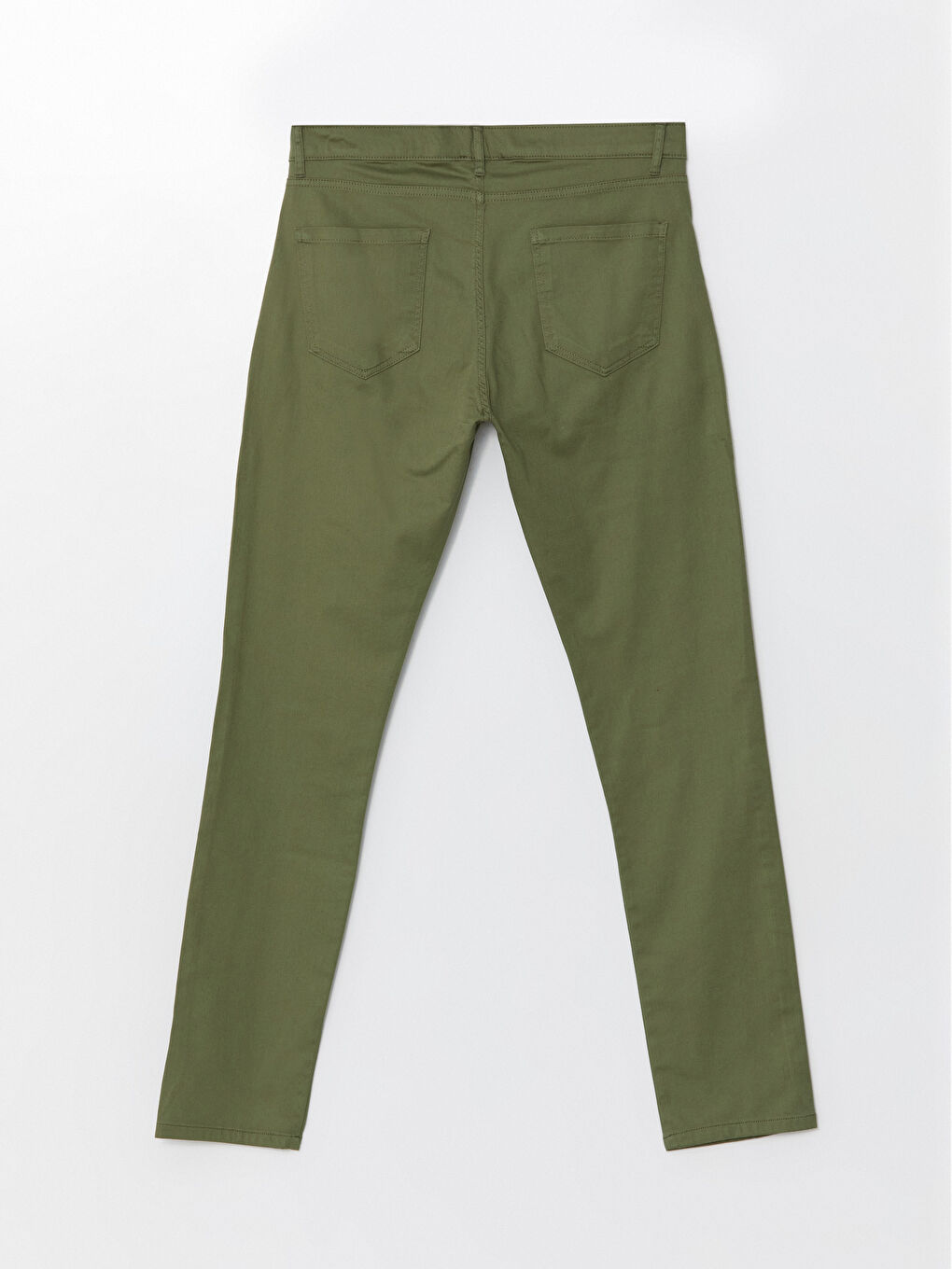 LCW ECO Haki Dar Kalıp Erkek Chino Pantolon - 1