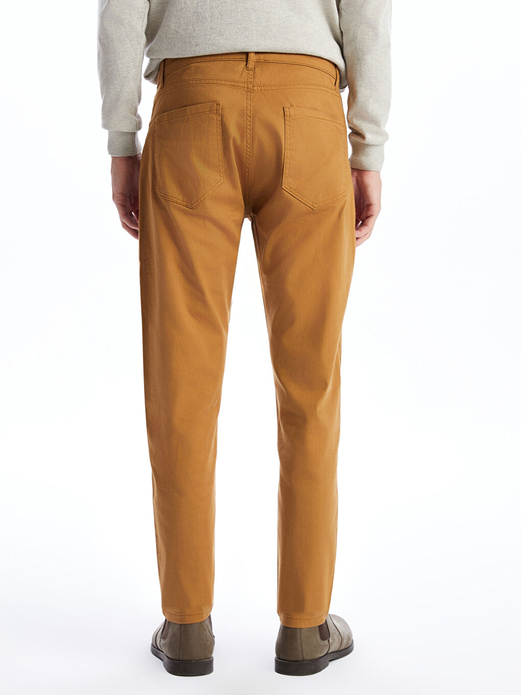 LCW ECO Kahverengi Dar Kalıp Erkek Chino Pantolon - 3