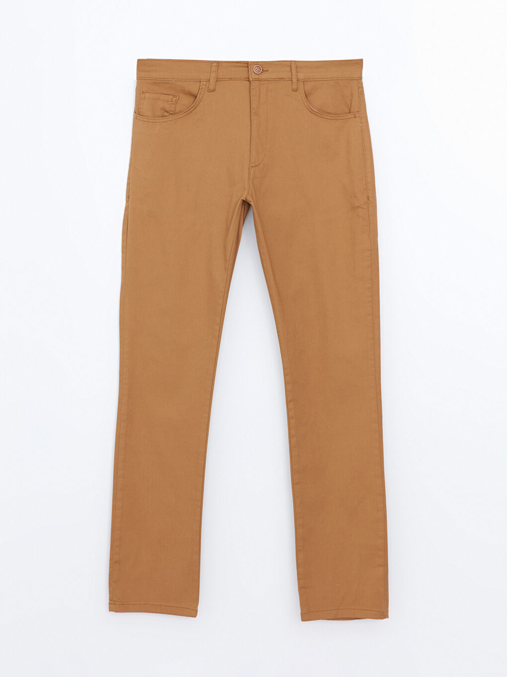 LCW ECO Kahverengi Dar Kalıp Erkek Chino Pantolon - 4