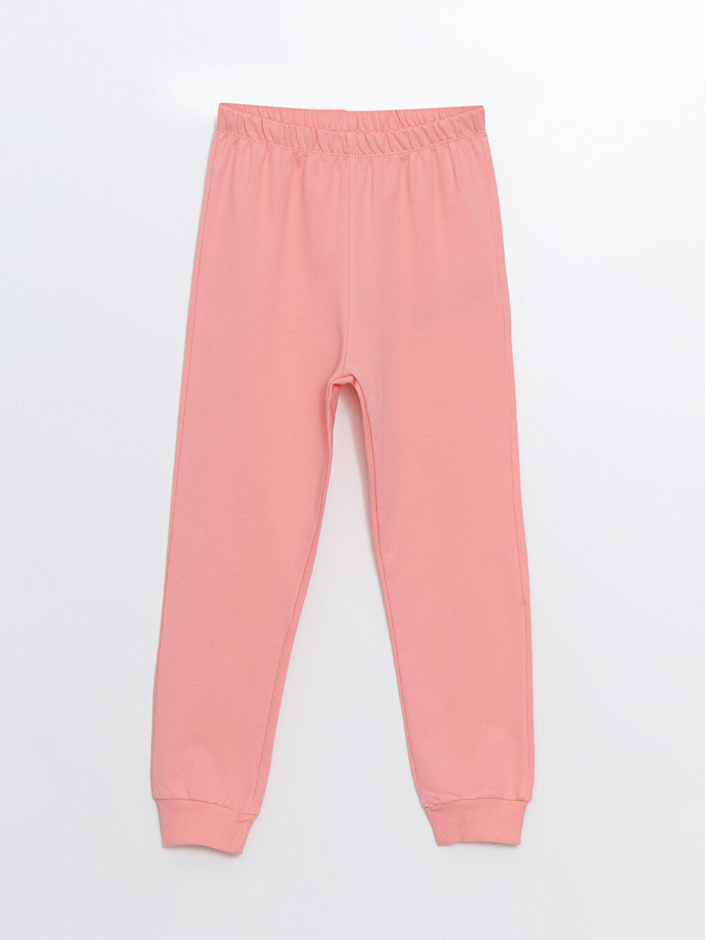 Pembe Beli Lastikli Kız Çocuk Jogger Eşofman Altı