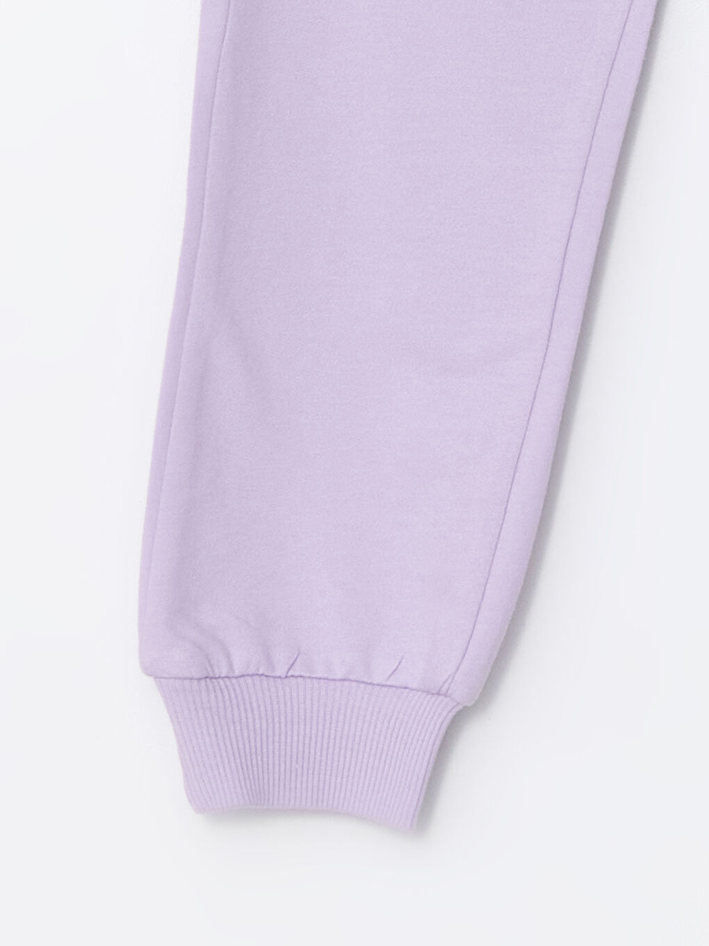 Lila Beli Lastikli Kız Çocuk Jogger Eşofman Altı-2