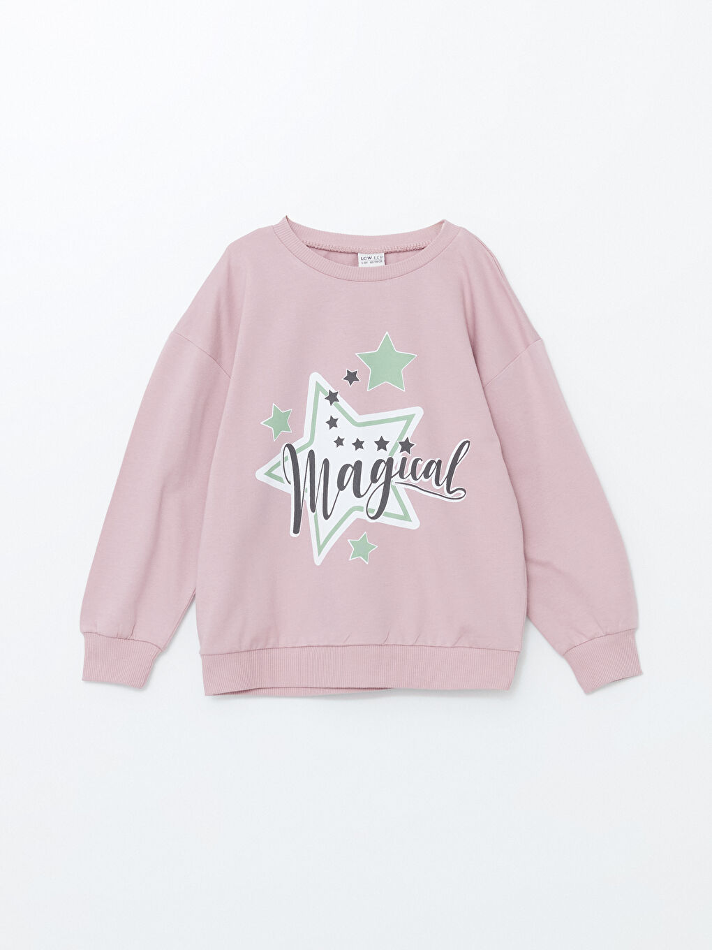 Lila Bisiklet Yaka Baskılı Kız Çocuk Pijama Üst