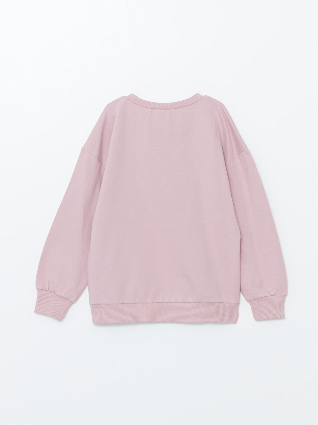 Lila Bisiklet Yaka Baskılı Kız Çocuk Pijama Üst-1