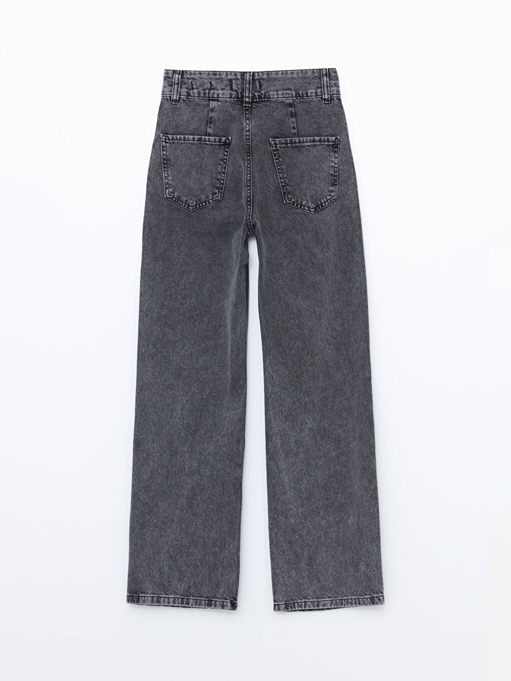 LCW Jeans Gri Rodeo Baggy Fit Kadın Jean Pantolon - 1