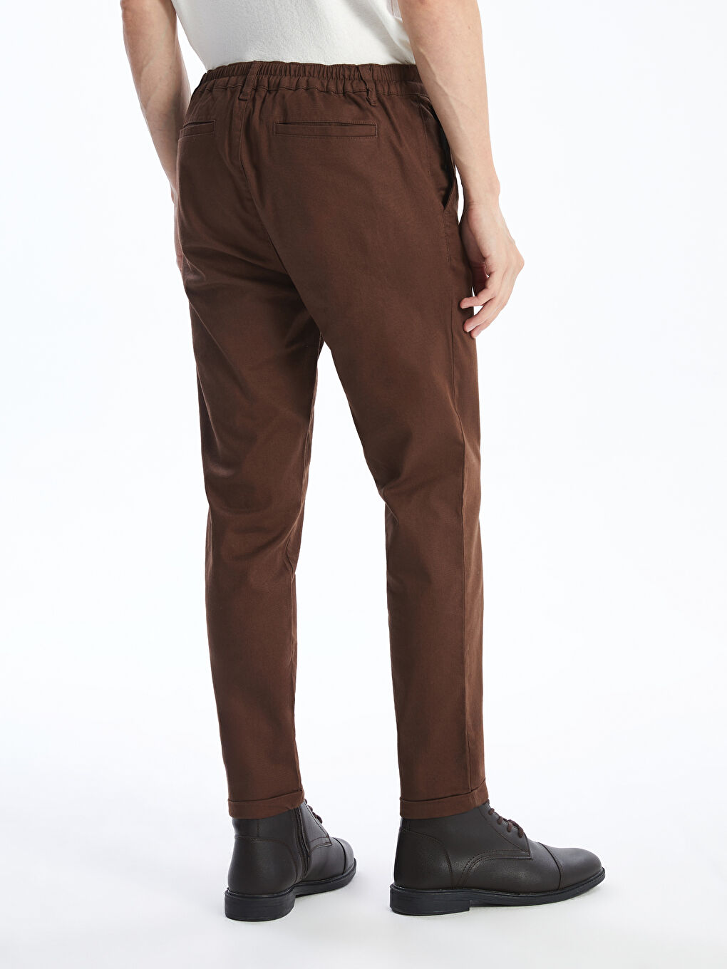 LCW ECO Kahverengi Dar Kalıp Erkek Chino Pantolon - 3