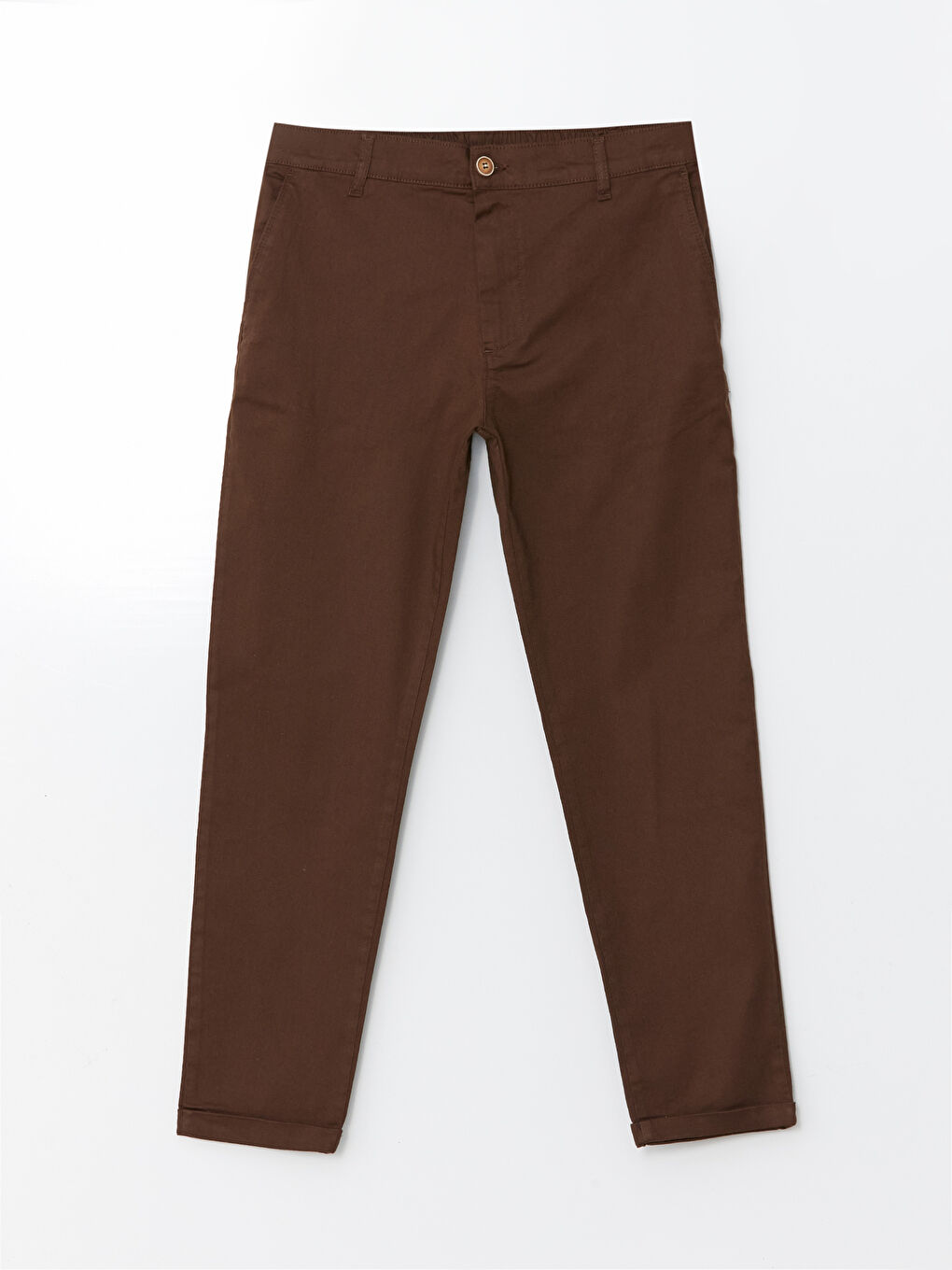 LCW ECO Kahverengi Dar Kalıp Erkek Chino Pantolon - 4