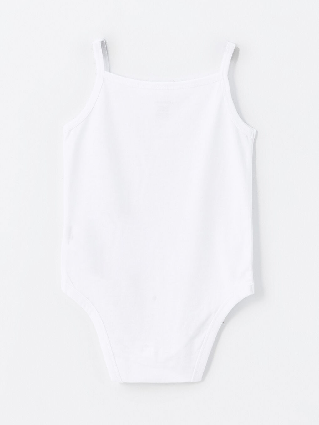 Ekru Askılı Basic Kız Bebek Çıtçıtlı Body-1