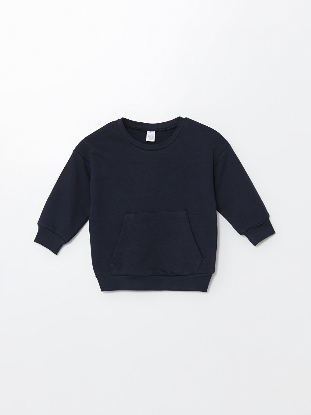 LCW ECO Lacivert Uzun Kollu Basic Erkek Bebek Sweatshirt