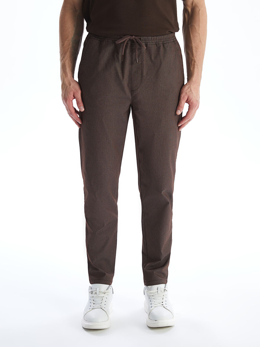 LCW ECO Kahverengi Dar Kalıp Erkek Chino Pantolon - 1