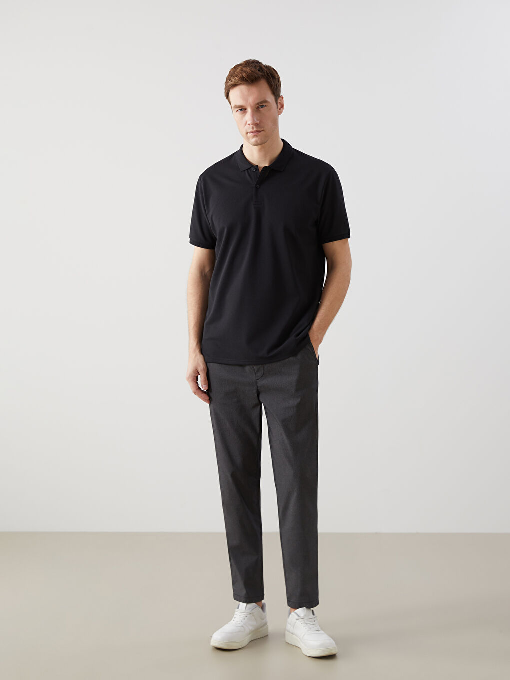 Siyah Slim Fit Erkek Pantolon