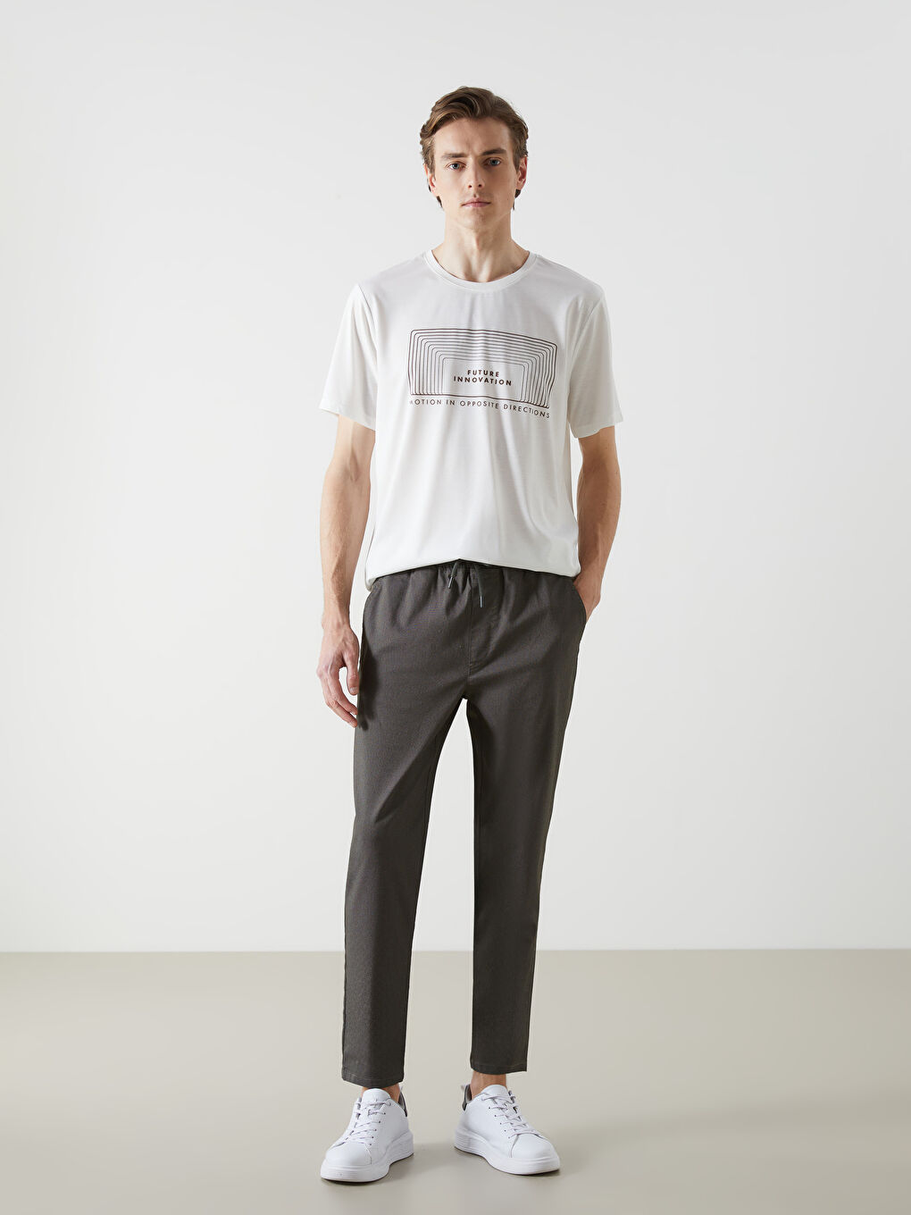 LCW ECO Haki Slim Fit Erkek Pantolon