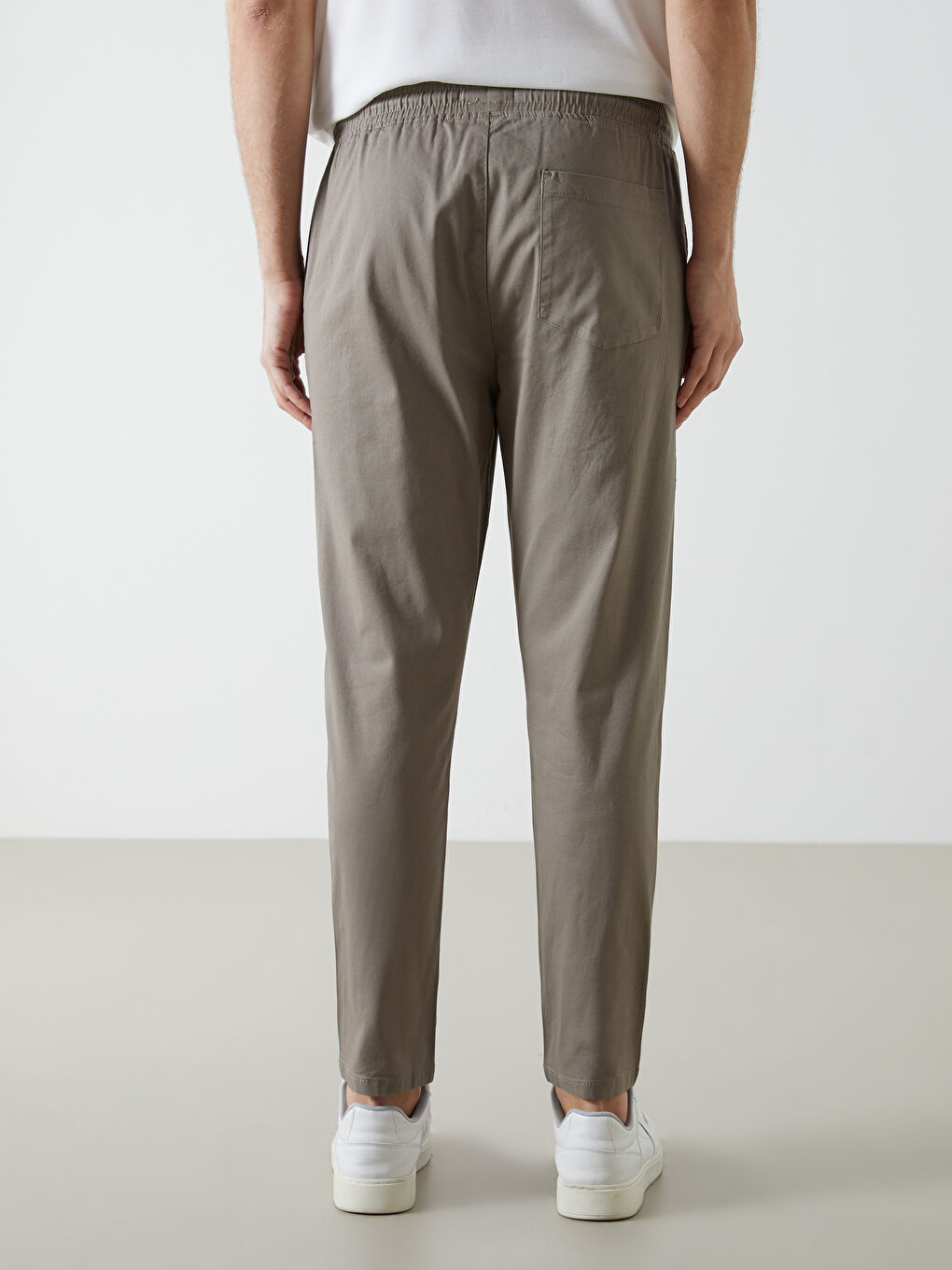 Yeşil Standart Kalıp Erkek Pantolon-3