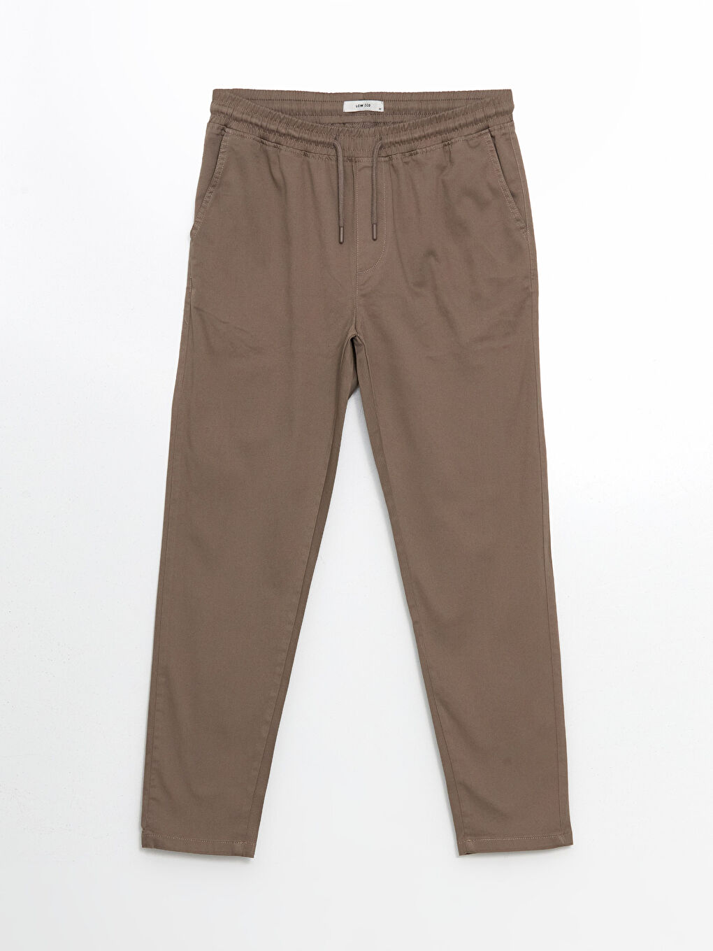 Bej Standart Kalıp Erkek Pantolon-4