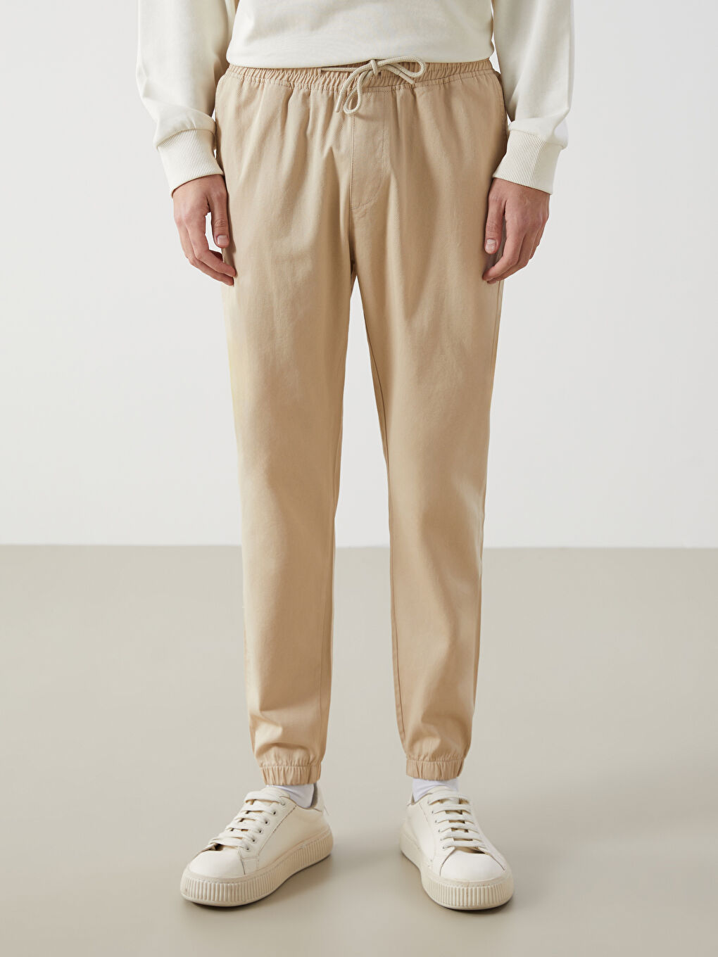 LCW ECO Bej Standart Kalıp Erkek Jogger Pantolon - 1