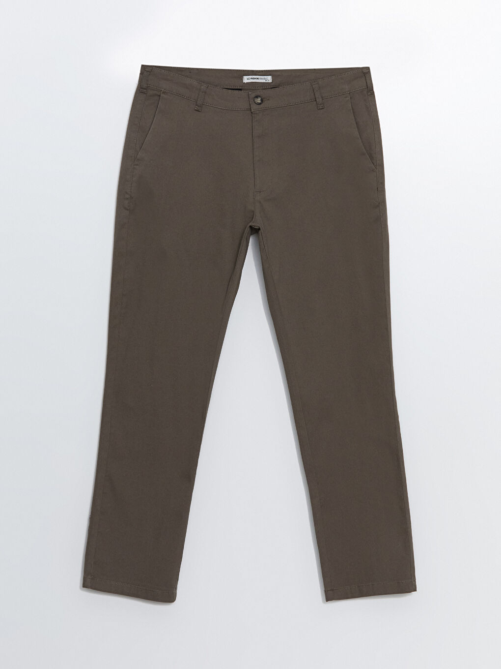 LCW ECO Kahverengi Standart Kalıp Gabardin Erkek Chino Pantolon - 4