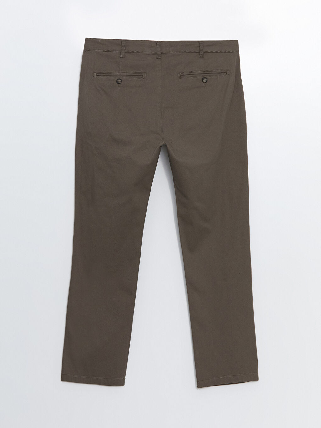 LCW ECO Kahverengi Standart Kalıp Gabardin Erkek Chino Pantolon - 5