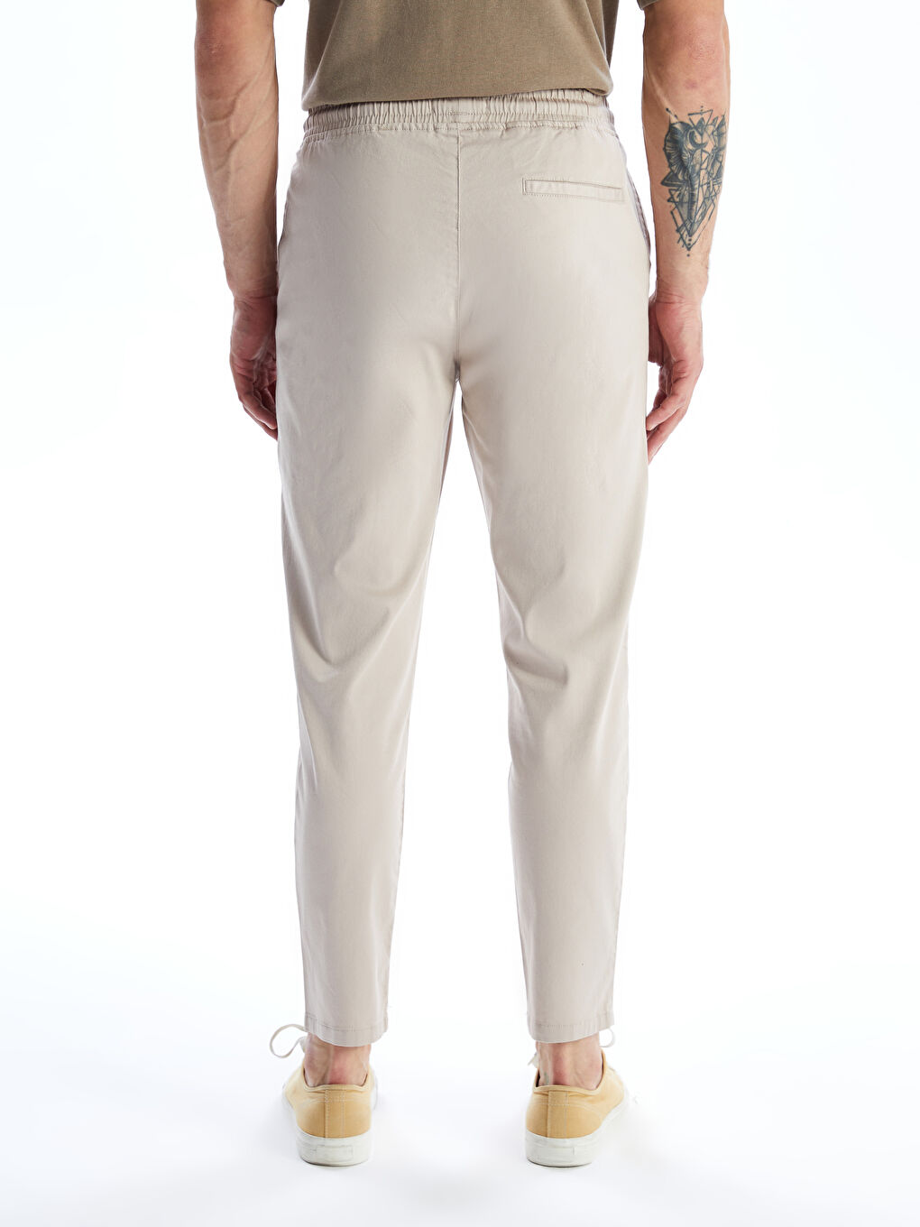 LCW ECO Bej Dar Kalıp Erkek Chino Pantolon - 3