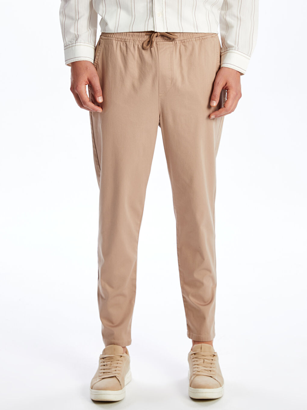 LCW ECO Bej Dar Kalıp Erkek Chino Pantolon - 1