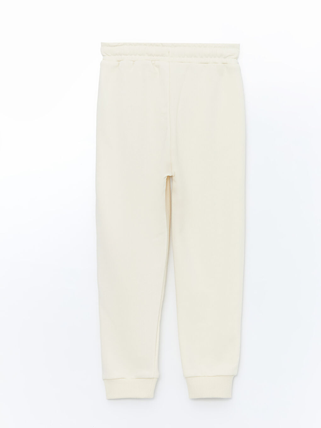 Bej Beli Lastikli Erkek Çocuk Jogger Eşofman Altı-2