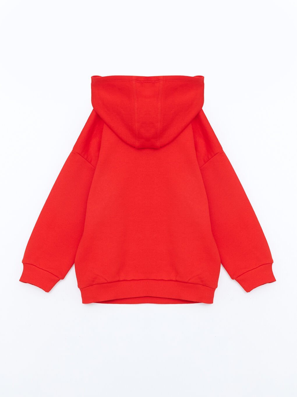 LCW baby Canlı Kırmızı Kapüşonlu Erkek Bebek Sweatshirt - 1