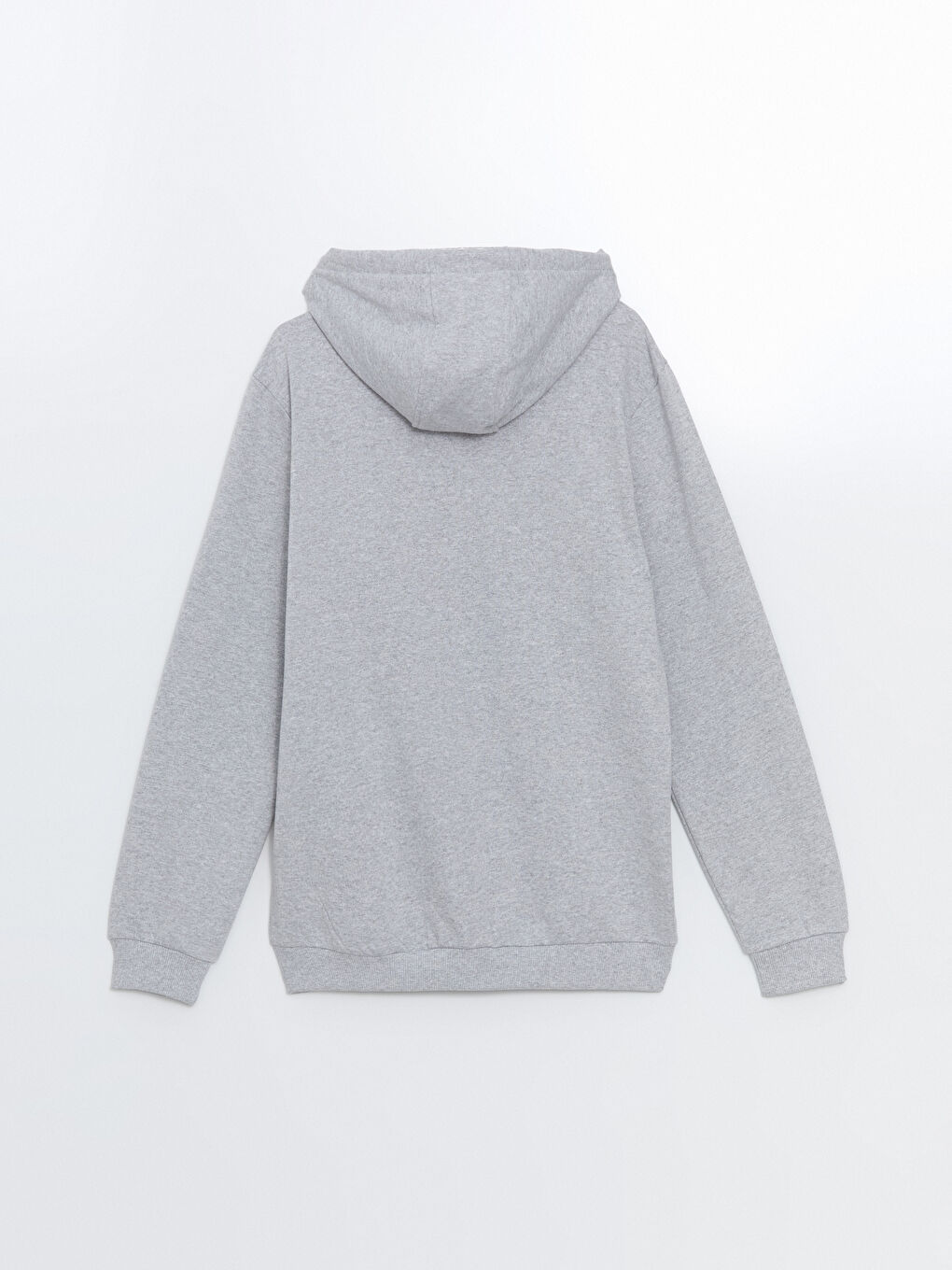 LCW ECO Grey Mel - Lacivert Kapüşonlu Uzun Kollu Erkek Fermuarlı Sweatshirt - 2