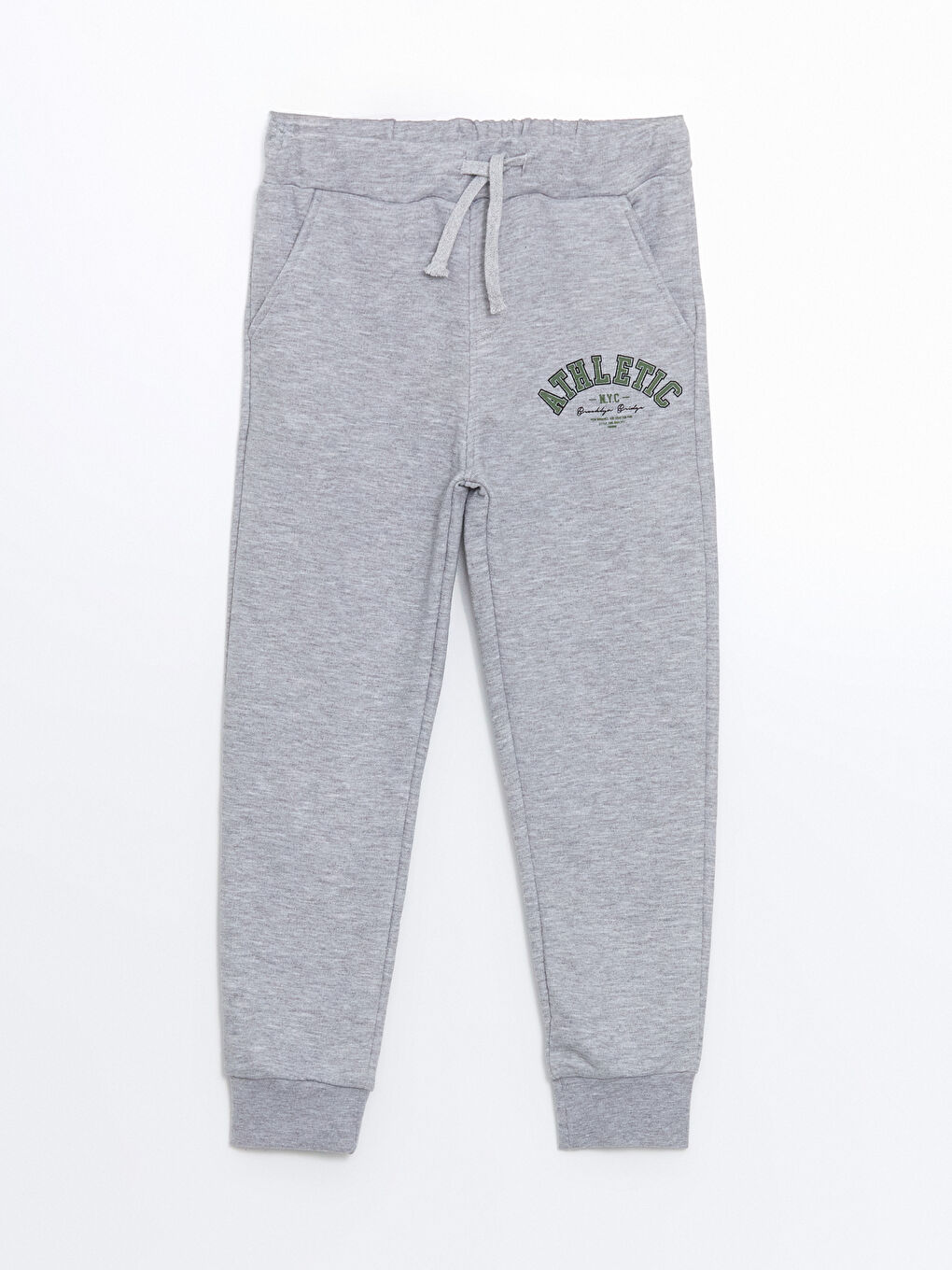 LCW ECO Grey Mel - Lacivert Beli Lastikli Erkek Çocuk Jogger Eşofman Altı