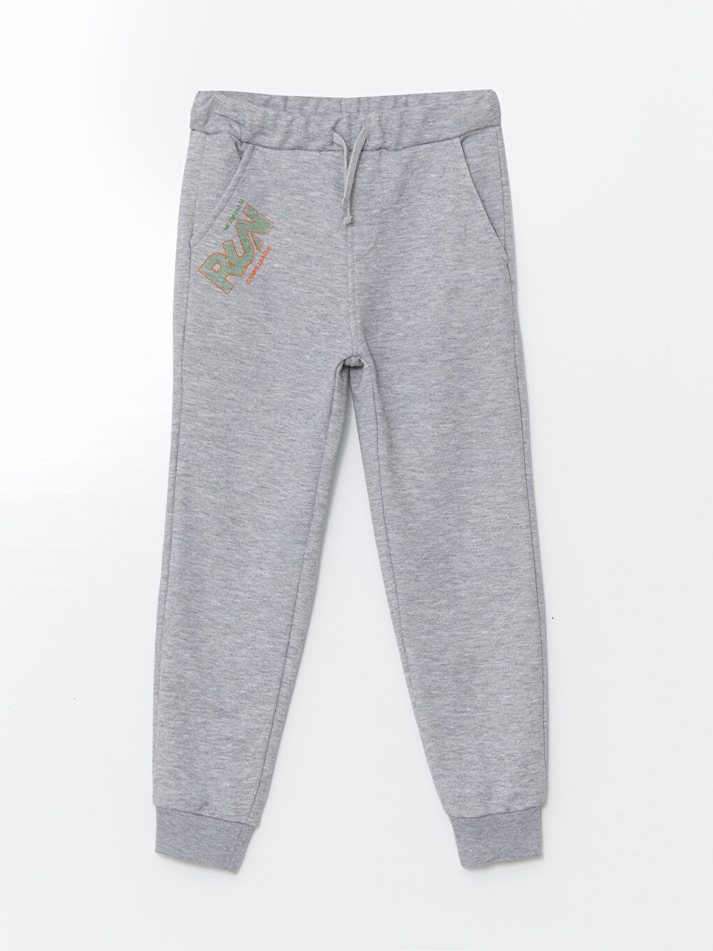 LCW ECO Grey Mel - Lacivert Beli Lastikli Erkek Çocuk Jogger Eşofman Altı