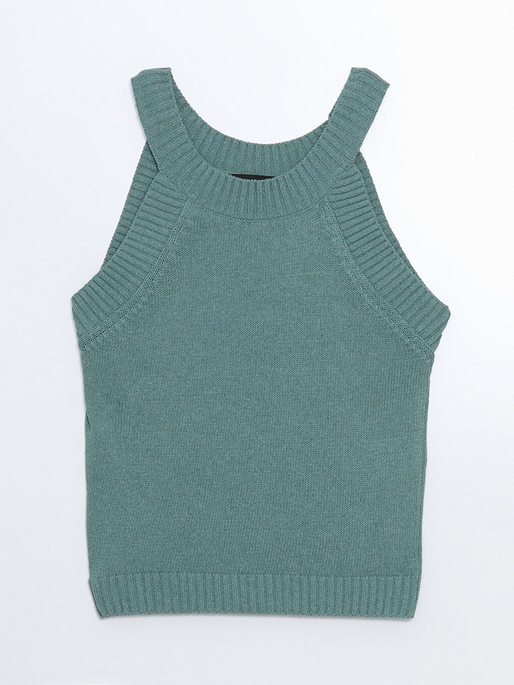 سترة صوفية برقبة دائرية للسيدات-4