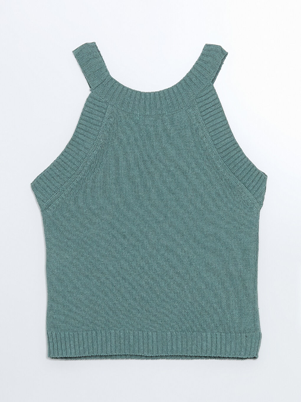 سترة صوفية برقبة دائرية للسيدات-5