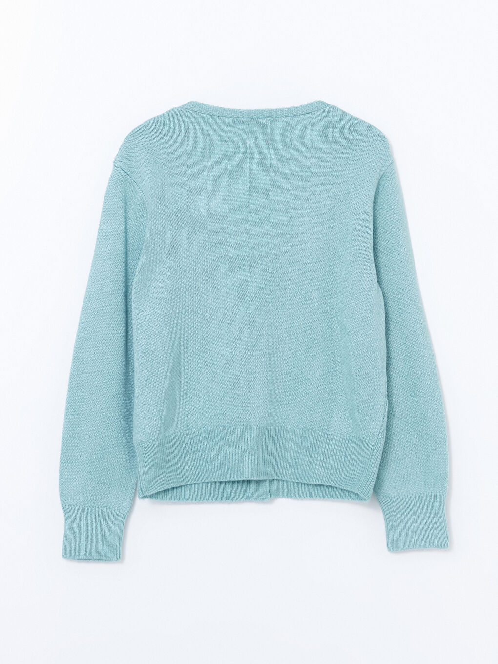 V-Neck Hole-Knitted Women's Knitwear Cardigan-5