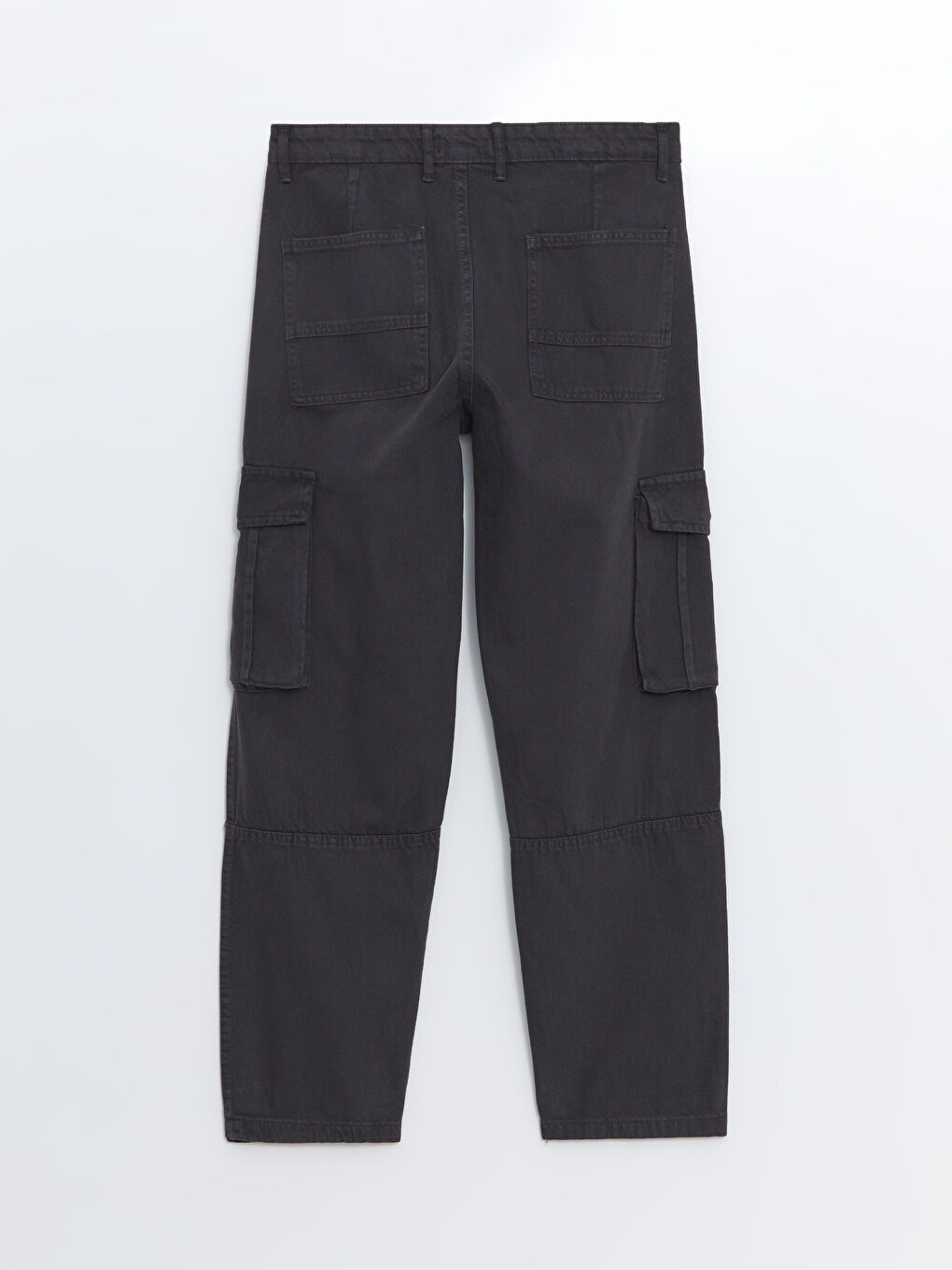 XSIDE Gri Standart Kalıp Gabardin Erkek Kargo Pantolon - 5