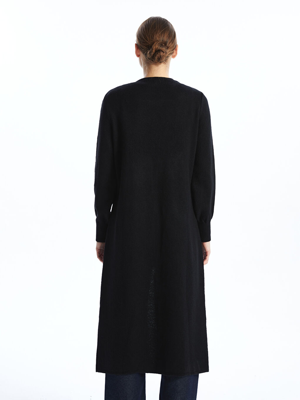 Shawl Collar Patterned Women's  Knitwear Cardigan-3