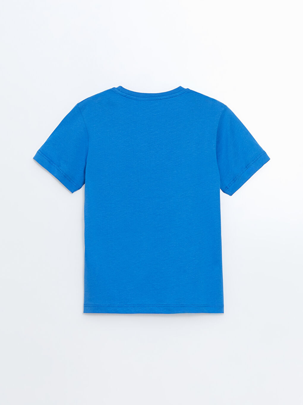 Turkuaz Bisiklet Yaka Kısa Kollu Erkek Çocuk Tişört-1