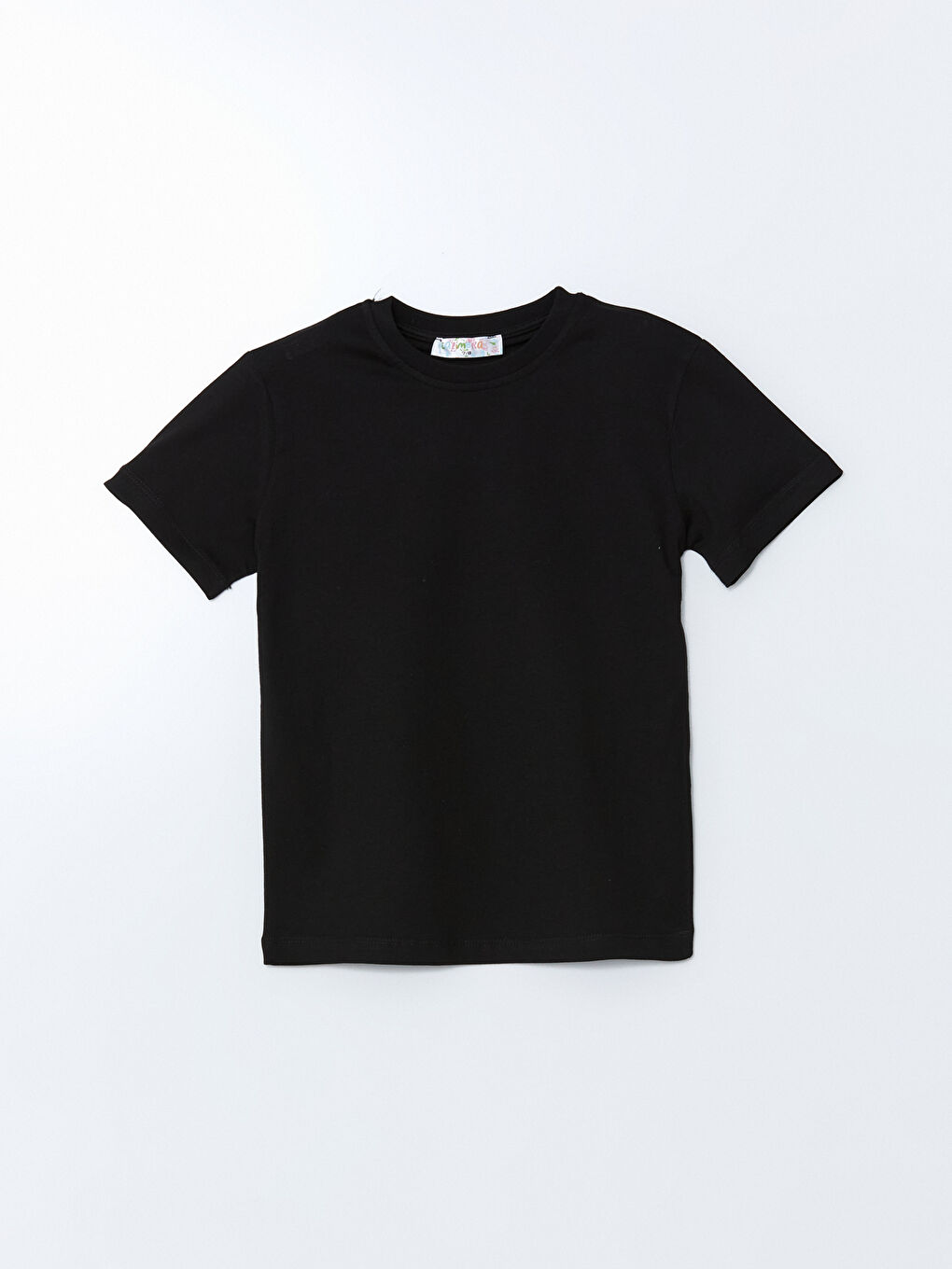 Siyah Bisiklet Yaka Erkek Çocuk Tişört 2'li-4