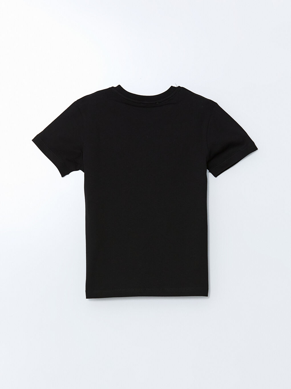 Siyah Bisiklet Yaka Erkek Çocuk Tişört 2'li-6