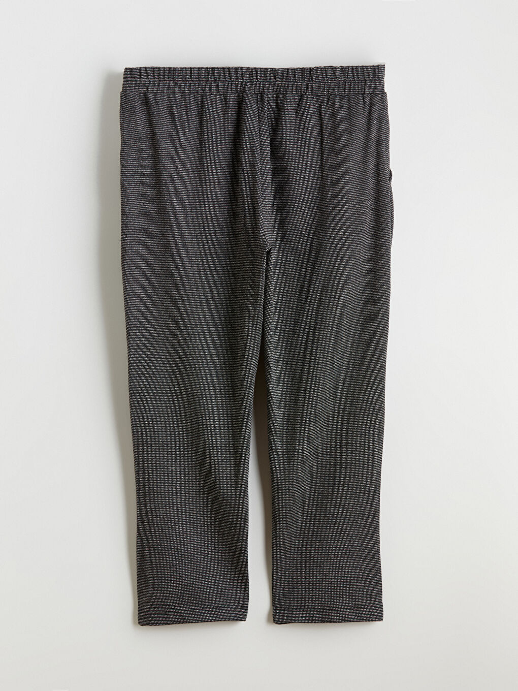 Siyah Beli Lastikli Kadın Cigarette Pantolon-1