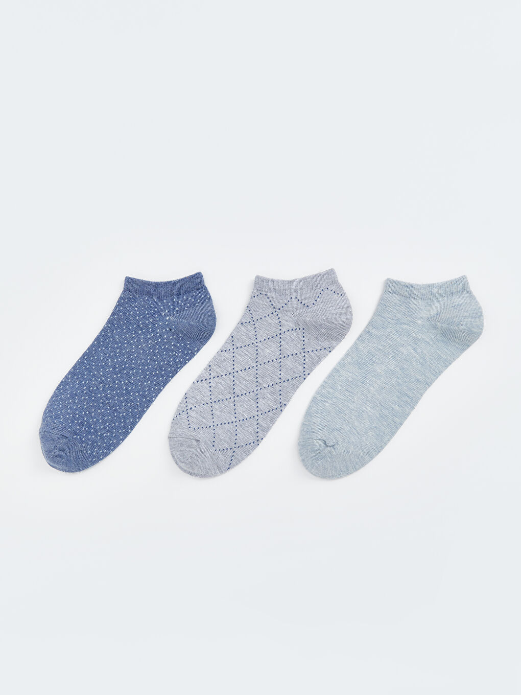 LCW ECO Patterned Women's Trainer Socks 3-pack -W4K575Z8-YR6