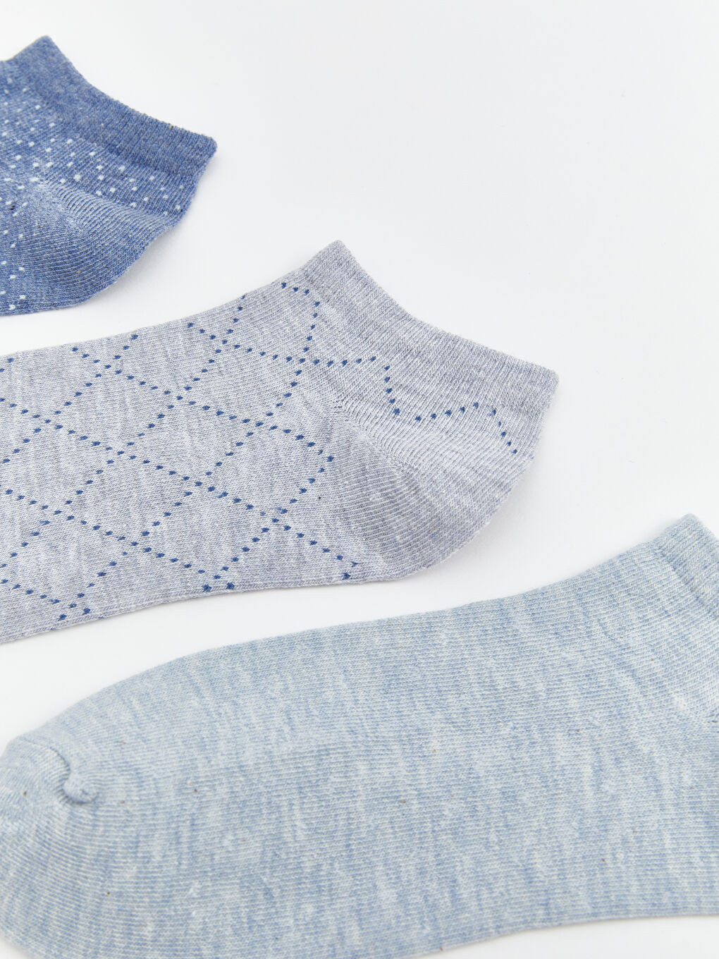 LCW ECO Patterned Women's Trainer Socks 3-pack -W4K575Z8-YR6